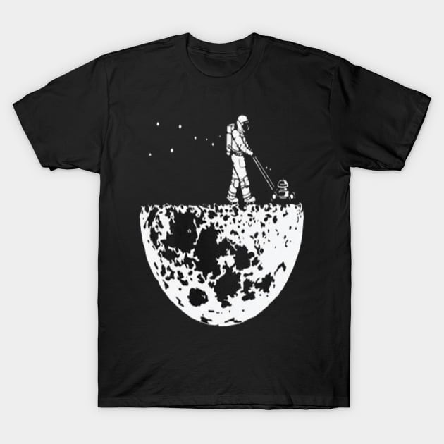 Astronaut moon T-Shirt by fiar32
